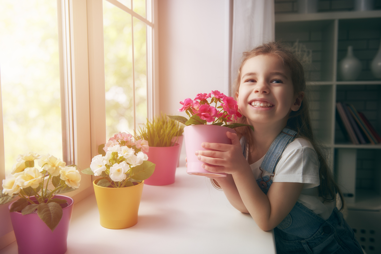 Girl Flowerpots